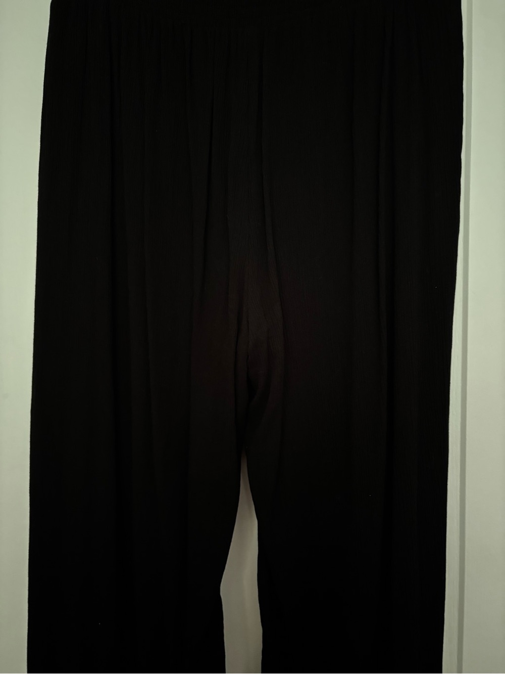 Kona Sol Wide‑Leg Tie Waist Cover‑Up Pants | Black | Size Medium - Picture 7 of 9
